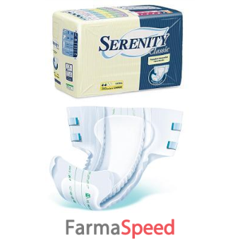 pannolone per incontinenza serenity classic superdry formato extra large 30 pezzi