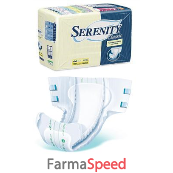 pannolone per incontinenza serenity classic extra taglia medium 30 pezzi