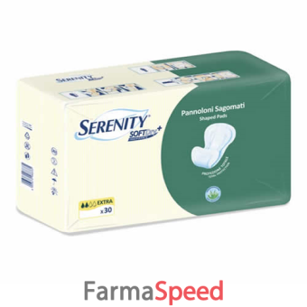 pannolone per incontinenza sagomato serenity softdry+ aloe extra 30 pezzi