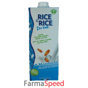 rice&rice bevanda di riso alle mandorle 1 lt
