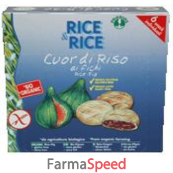 rice&rice cuor di riso ai fichi senza latte 6 x 33 g