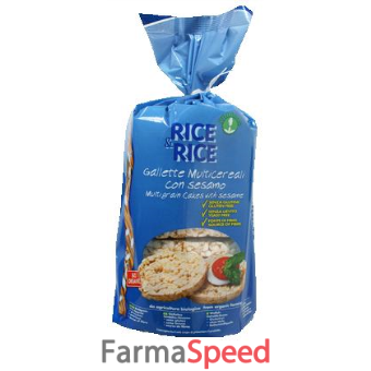 rice&rice gallette multicereali 100 g senza lievito