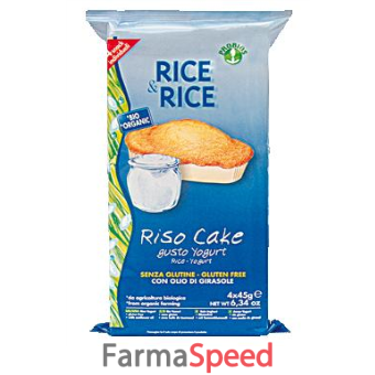 rice&rice riso cake allo yogurt 4 x 45 g