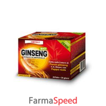 ginseng dinastia imperiale senza alcool 20 fiale 15 ml