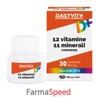 massigen dailyvit+ 12 vitamine 11 minerali 30 compresse