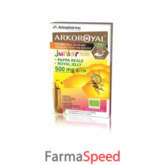 arkoroyal pappa reale bio junior 500 mg 10 flaconcini