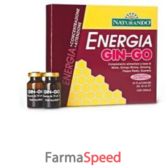 energia gin-go 10 flaconcini da 10 ml