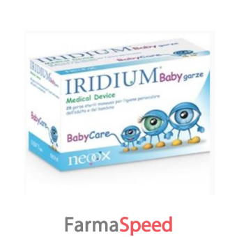 iridium baby garza oculare medicata 28 pezzi