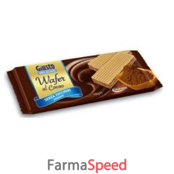 giusto senza zucchero wafers cacao