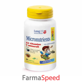 longlife micronutrients junior 60 tavolette