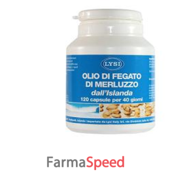 olio fegato merluzzo 120 capsule lysi