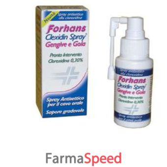 collutorio spray con clorexidina forhans clexidin 50ml