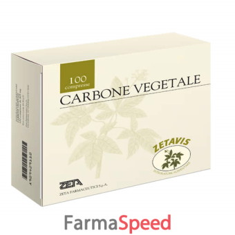 zetavis carbone vegetale 100 compresse