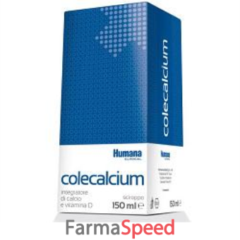colecalcium sciroppo flacone da 150 ml con cucchiaino dosatore