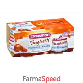 plasmon sughetto pomodoro e ricotta 80 g x 2 pezzi