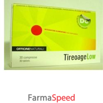 tireoage low 30 compresse 850 mg