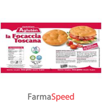 agluten la focaccia toscana 100 g