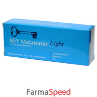 key melatonin light 60 compresse