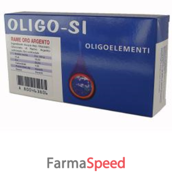 oligo si rame oro argento 20 fiale 2ml