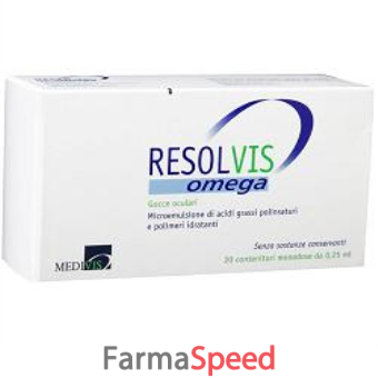 gocce oculari resolvis omega 20 fiale monodose 0,25 ml