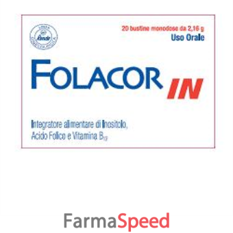 folacorin 20 bustine monodose da 2,16 g l'una