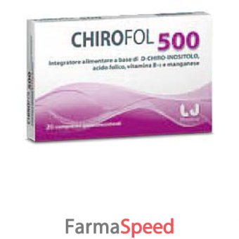 chirofol 500 20 compresse