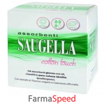 saugella cotton touch assorbenti giorno 14 pezzi taglio prezzo