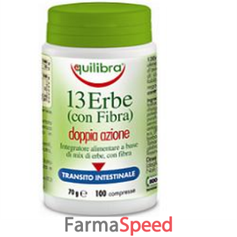 13 erbe con fibra 100 compresse