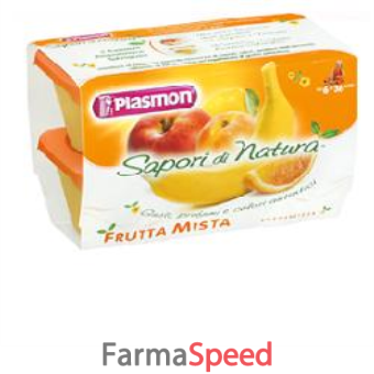 plasmon sapori di natura omogeneizzato frutta mista 100 g x 4 pezzi