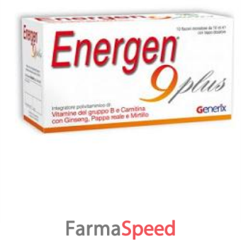 energen 9 plus 10 flaconcini 10 ml