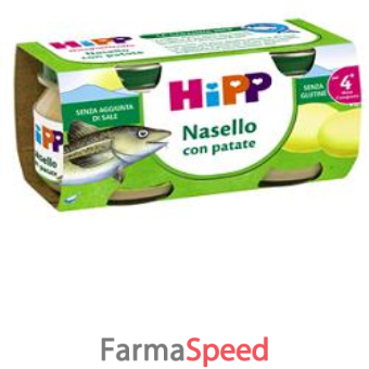 hipp omogeneizzato nasello patate 80 g