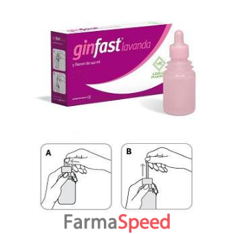 lavanda vaginale ginfast confezione da 5 flaconcini da 140ml