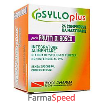 psyllo plus frutti bosco 24 compresse