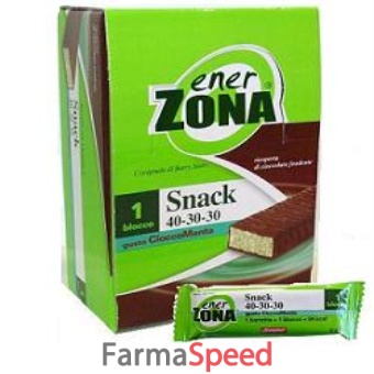 enerzona snack cioccomenta barretta