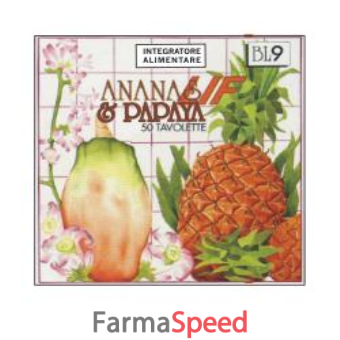 ananas & papaya lif 50 tavolette