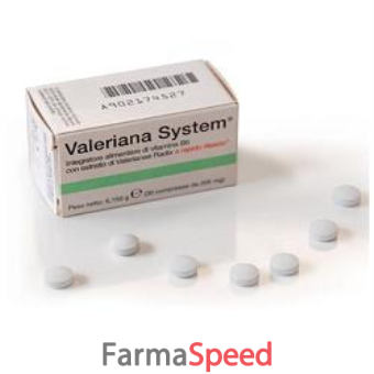 valeriana system 70 compresse