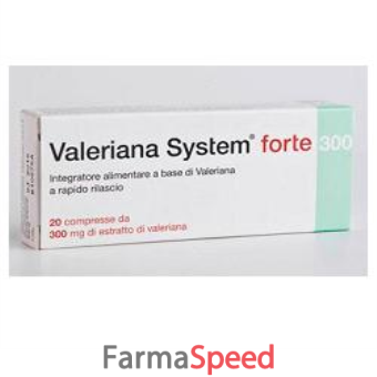 valeriana system forte 20 compresse