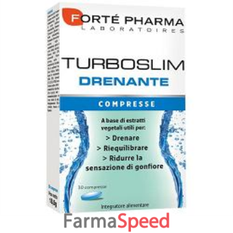 turboslim drenante 30 compresse