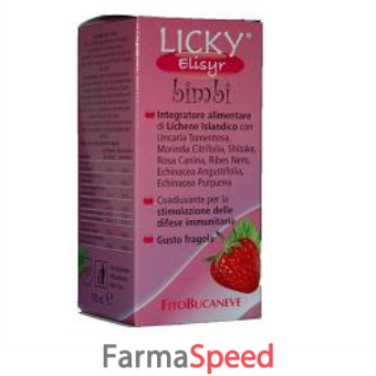 licky elisyr bambini fragola 150 ml