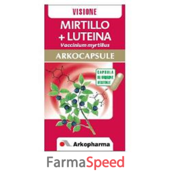 arkocapsule mirtillo + luteina 45 capsule