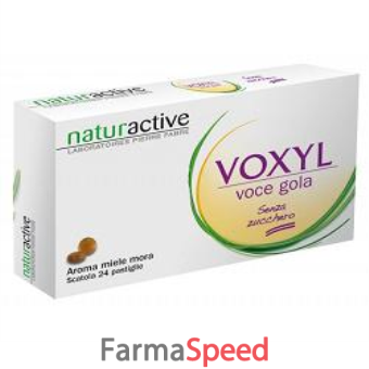 voxyl voce gola senza zucchero 24 pastiglie