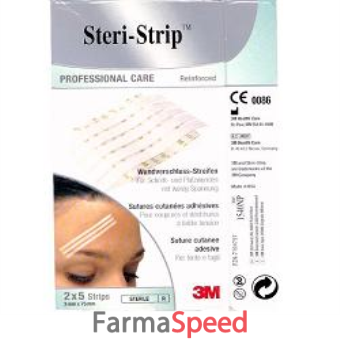 cerotto per sutura steristrip striscia 6 x 100 mm 10 pezzi