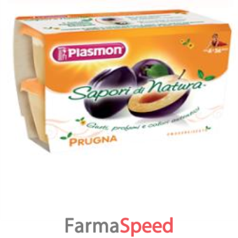 sapori di natura omogeneizzato prugna 4 x 100 g