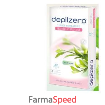 depilzero strisce gambe e braccia 22 pezzi