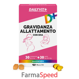 massigen dailyvit gravidanza allattamento 30 + 30 compresse