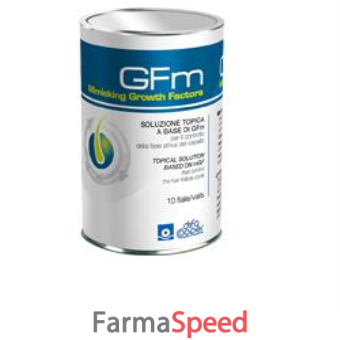 gfm lozione tricologica 10 fiale 3 ml