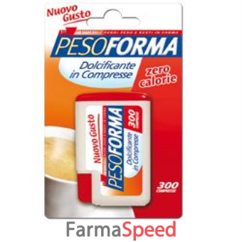 pesoforma dolcificante 300 compresse 15 g