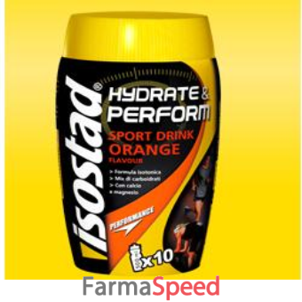 isostad polvere hydrate&perform arancia 400 g