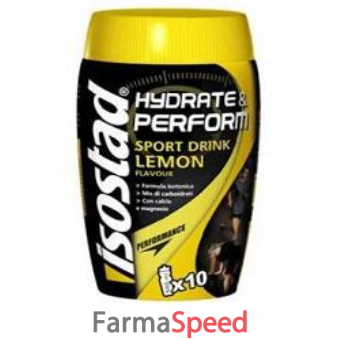 isostad polvere hydrate&perform limone 400 g
