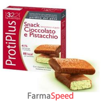 protiplus barretta cioccolato e pistacchio 162 g